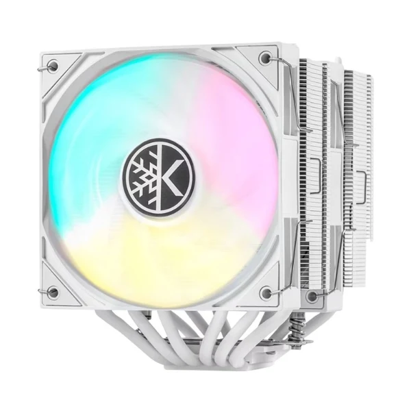 CPU Cooler KingCool IRON WIND - ARGB - 59.63 CFM - Blanco