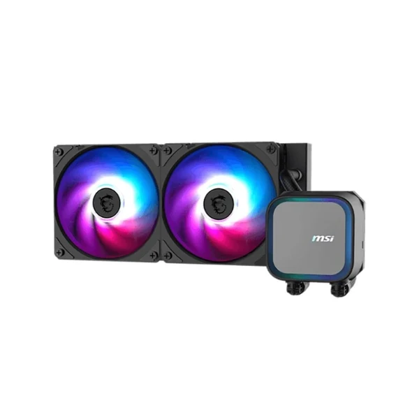 Enfriador Líquido MSI MAG CORELIQUID A13 RGB 240mm All in One – Negro