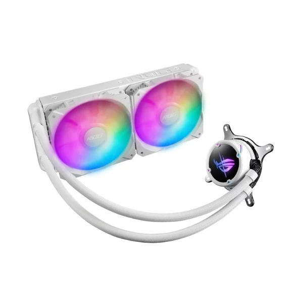 Enfriador Líquido ASUS ROG STRIX LC II ARGB 240mm All in One – Blanco