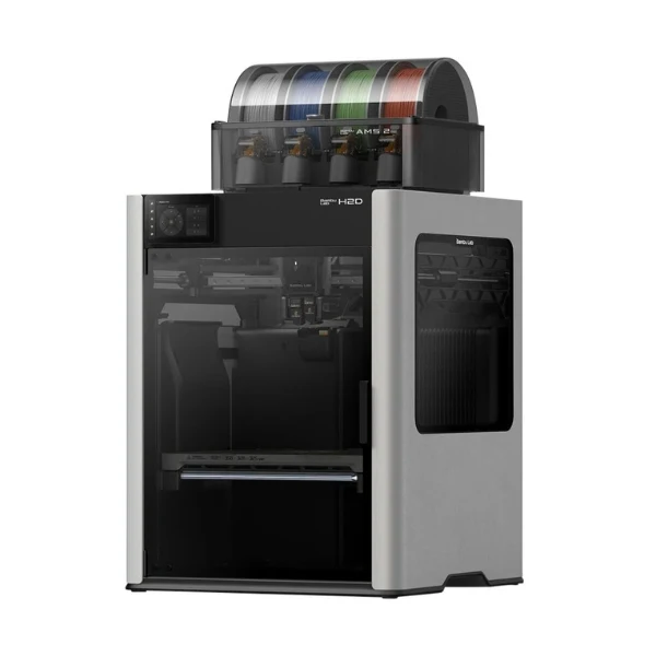 Impresora 3D Bambu Lab H2D Combo con AMS Doble Extrusor Volumen 300x320x325 mm