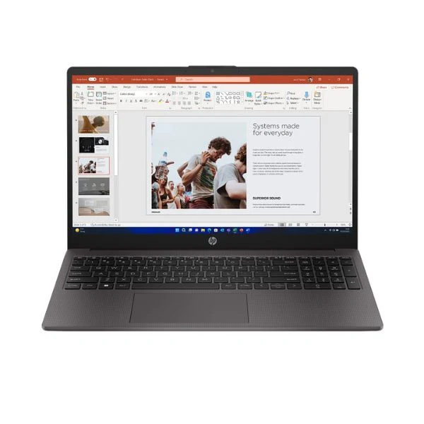 Laptop HP 255 G10 - AMD Ryzen 7 7735U (4.7GHz) - 16 GB RAM - 512 GB SSD - 15.6" Full HD - AMD Radeon 680M - Dark Ash Silver - B77CCLT
