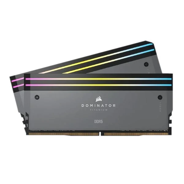 Memoria RAM Corsair Dominator Titanium RGB 32GB (2x16GB) DDR5 6000MHz PC5-48000 CL30 Dual Channel – Para PC