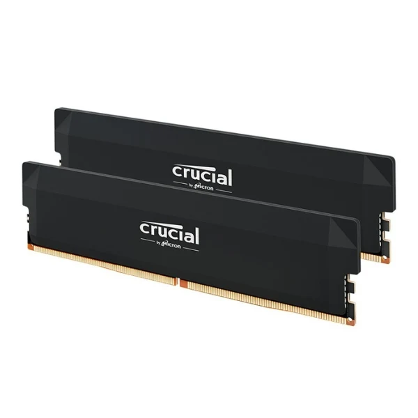 Memoria RAM Crucial Pro 64GB (2x32GB) DDR5 6400MHz PC5-51200 CL40 Dual Channel – Para PC (Black)