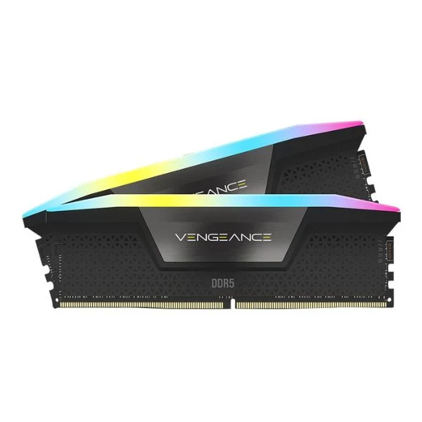 Memoria RAM Corsair Vengeance RGB 64GB (2x32GB) DDR5 6000MHz PC5-48000 CL30 Dual Channel – Para PC