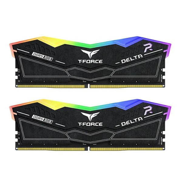 Memoria RAM TeamGroup T-FORCE DELTA RGB 64GB (2x32GB) DDR5 6400MHz PC5-51200 CL34 Dual Channel – Para PC