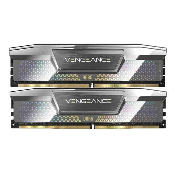 Corsair VENGEANCE 48GB (2 x 24GB) DDR5-8800 PC5-70400 CL42 Dual Channel Desktop Memory Kit CMKC48GX5M2X8800C42 - Gray