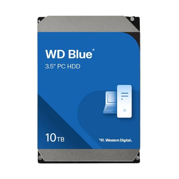 Disco Duro HDD WD Blue 10TB 7200 RPM SATA III 6Gb/s 512MB caché Internal CMR 3.5"