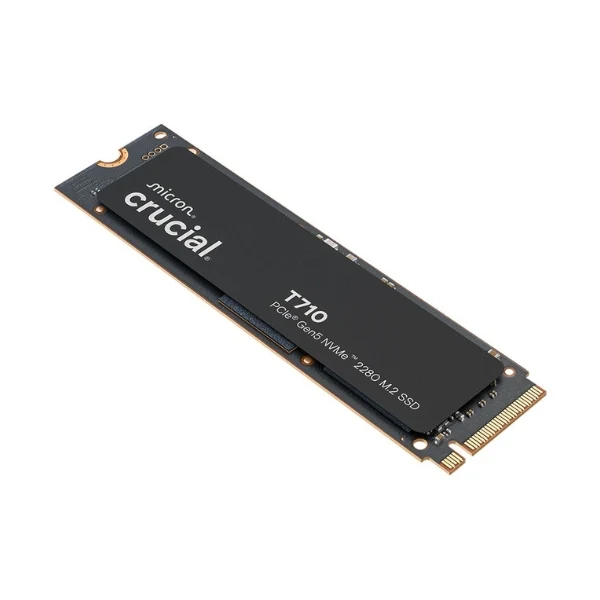 Disco Duro SSD Crucial T710 2TB Micron 276L TLC NAND PCIe Gen 5 x4 NVMe M.2 Internal