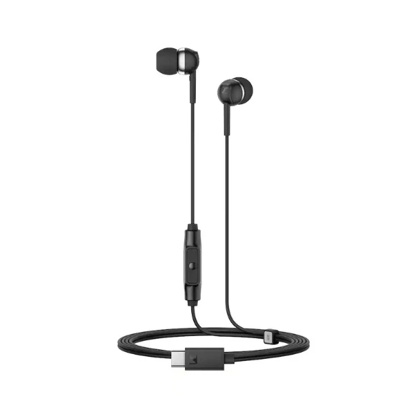 Audífonos Sennheiser CX 80U con Cable In-Ear Conector USB-C - Negro