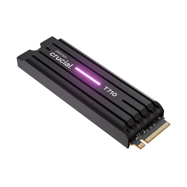 Disco Duro SSD Crucial T710 1TB 3D TLC NAND Flash PCIe Gen 5 x4 NVMe M.2 Internal con Heatsink