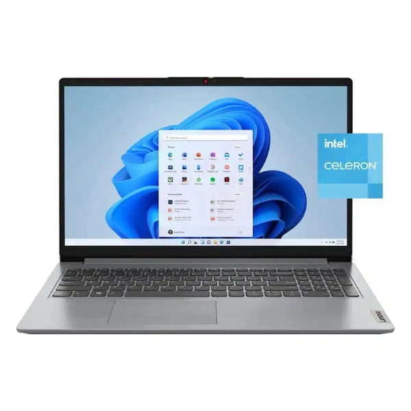 Laptop Lenovo IdeaPad 1 15.6" Intel Celeron N4500 2.8GHz 4GB RAM 128GB eMMC Intel UHD Graphics 82LX00DGUS