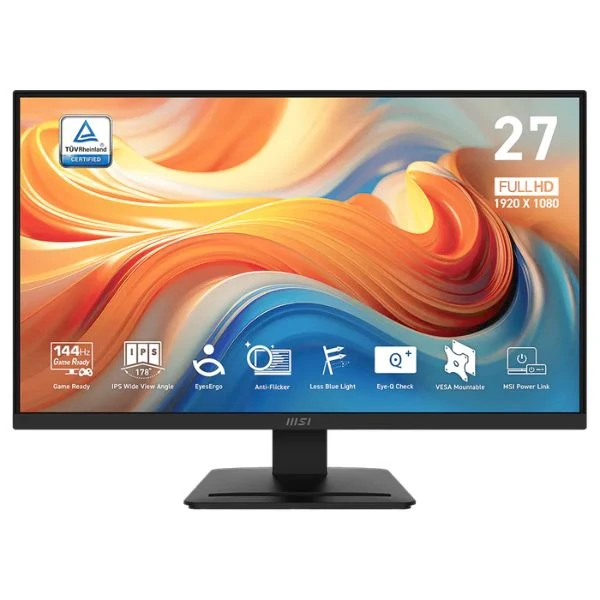 Monitor MSI 27″ Gaming PRO MP273L E14 SLIM 27" Full HD IPS 144Hz 1ms Negro 9S6-3PE2CH-005