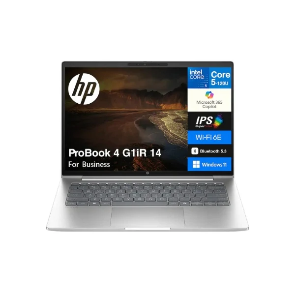 Laptop HP ProBook 4 G1iR Intel Core 5 120U 64GB RAM 4TB SSD 14" Intel Graphics Win 11 Pro - Pike Silver