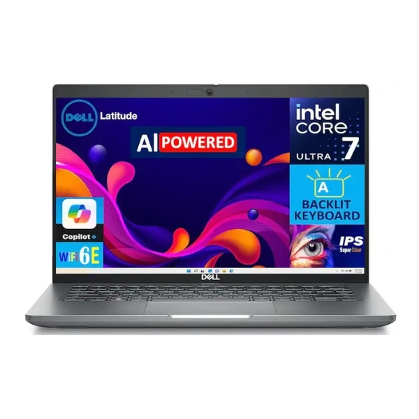 Laptop Dell Latitude 5450 Intel Core Ultra 7 165U 64GB RAM 2TB SSD 14" Intel Graphics Win11 Pro - Silver