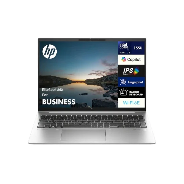 Laptop HP EliteBook 860 Intel Core Ultra 7 155U 32GB RAM 2TB SSD 16.0" Intel Graphics Win 11 Pro - Pike Silver