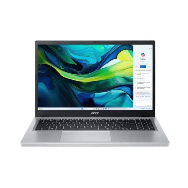 Laptop Acer Aspire Go 15 AG15-21PT-R641 Touchscreen AMD Ryzen 5 7520U 16GB RAM 512GB SSD 15.6" AMD Radeon Win 11 Home - Pure Silver