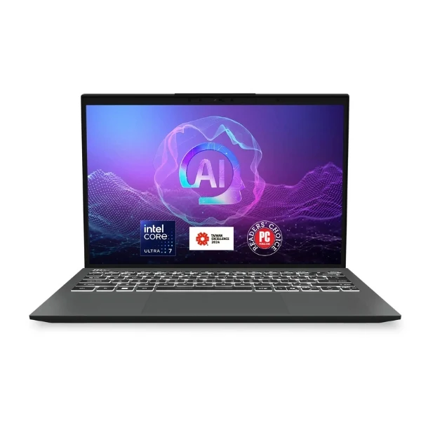 Laptop MSI Prestige 13 AI+ Copilot+ PC Evo Intel Core Ultra 7 32GB 2TB SSD 13.3 OLED Stellar Gray PRE13EVOA2019