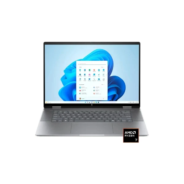 Laptop HP Envy 2-in-1 AMD Ryzen 7 16GB RAM 1TB SSD 16" 2K Touch-Screen Meteor AMD Radeon