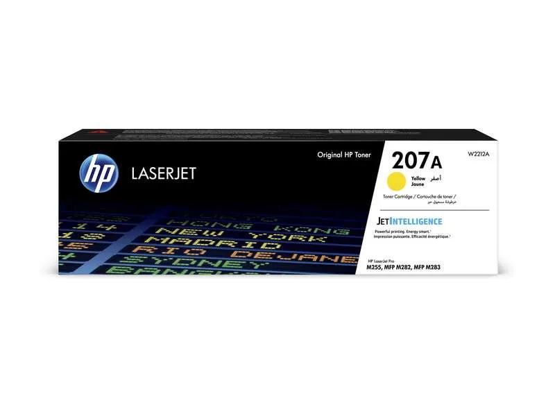 HP W2212A Amarillo Tóner Original - 207A