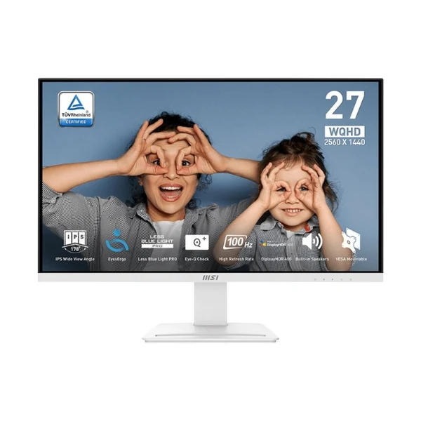Monitor MSI PRO MP273QW E2 - 27" 2K QHD - (2560 x 1440) IPS - 100 Hz