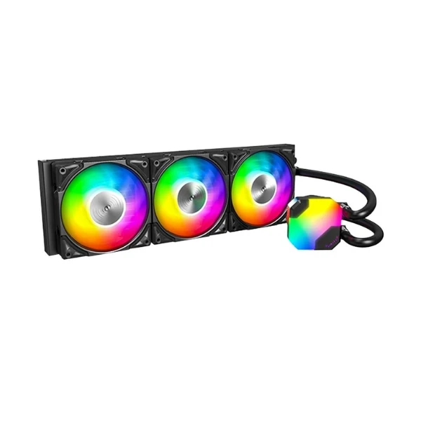 Enfriador Líquido Montech HyperFlow Digital 360mm All in One – Negro