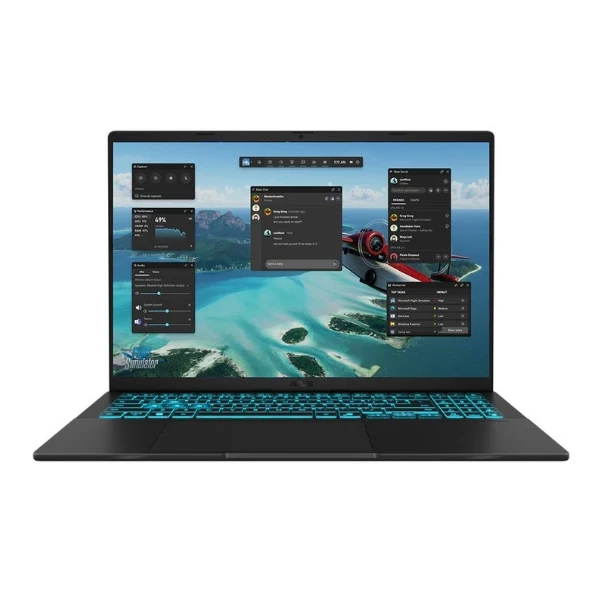 Laptop ASUS V16 Gaming Intel Core 7 Series 2 240H (1.8GHz) 16GB RAM 512GB SSD 16" NVIDIA GeForce RTX 3050 6GB GDDR6 Matte Black