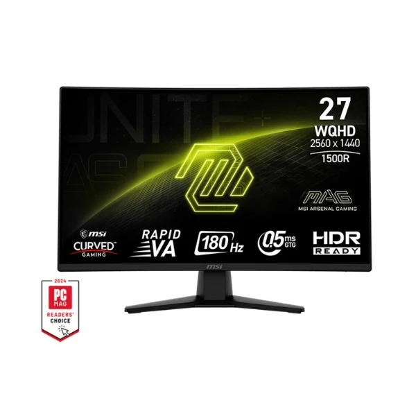 Monitor MSI MAG 274CQF - 27" - (2560 x 1440) VA - 180Hz