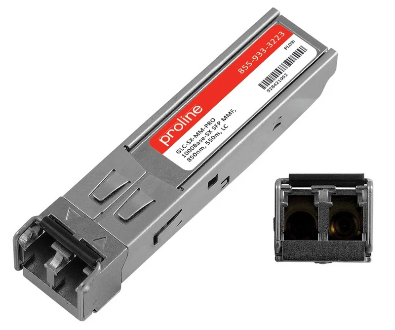 Transceptor de Red Proline Cisco® SFP-10G-SR Compatible TAA 10GBase-SR SFP+ Transceiver (MMF