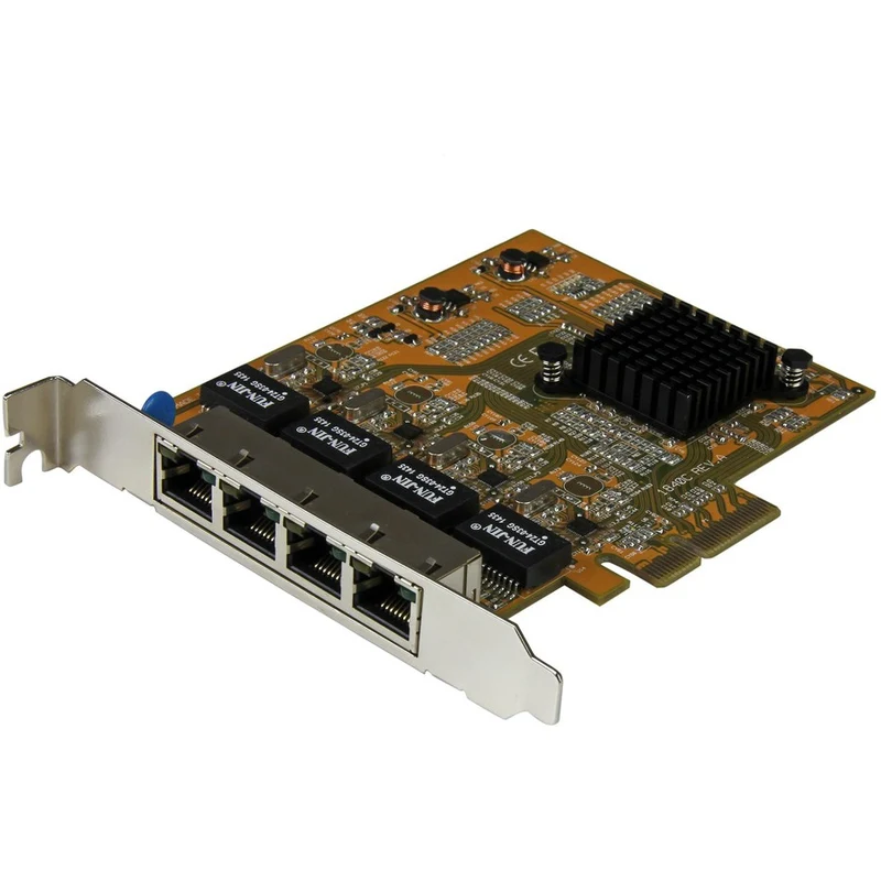 Tarjeta de Red StarTech.com StarTech 4 Port PCIe Network Card