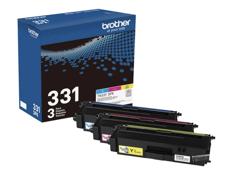 Tóner Brother 331 3PK Cyan, Magenta, Yellow