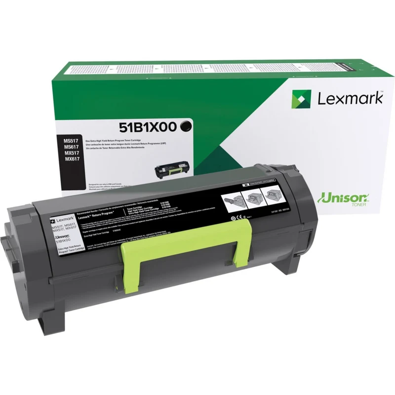 Tóner Lexmark 51B1X00 Negro Alto Rendimiento