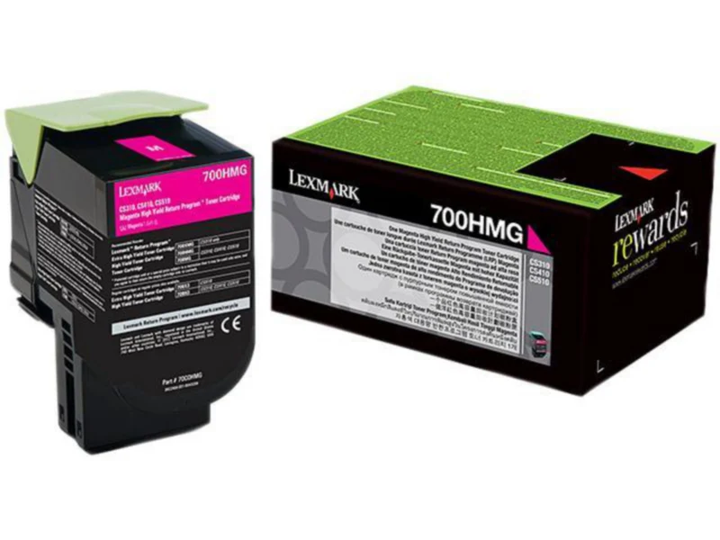 Tóner Lexmark 700HMG Magenta Alto Rendimiento