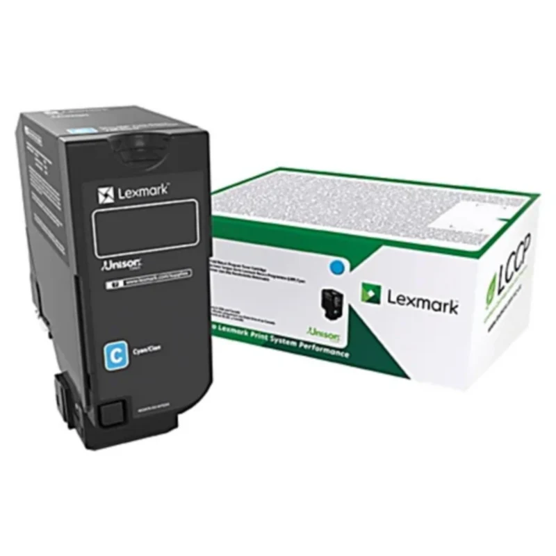 Tóner Lexmark 81C0XCG Cian Alto Rendimiento