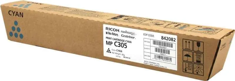 Ricoh Aficio MP-C305/MP-C305SPF Cyan Tóner Original - 842082/841595/MPC305E