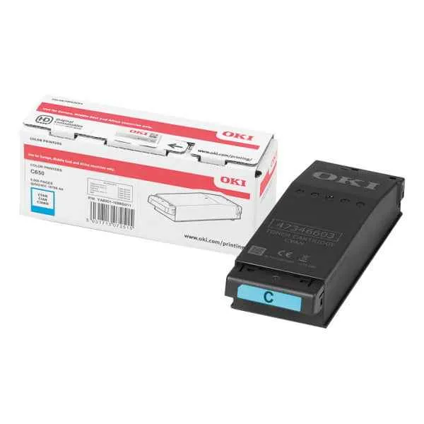 OKI C650 Cyan Tóner Original - 9006127