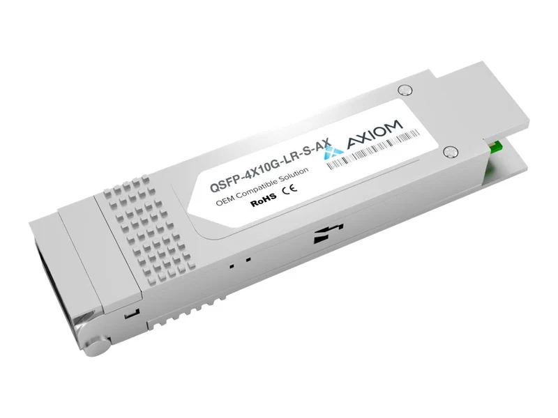 Transceptor de Red Axiom Cisco QSFP-4X10G-LR-S= Compatible