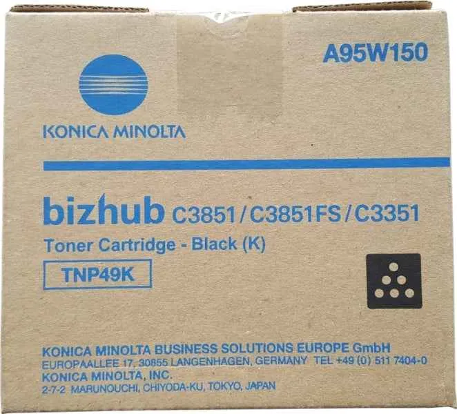 Konica Minolta TNP49 Negro Tóner Original - TNP49K/A95W150