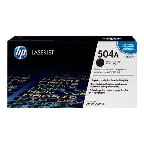 HP CE250A Negro Tóner Original - 504A