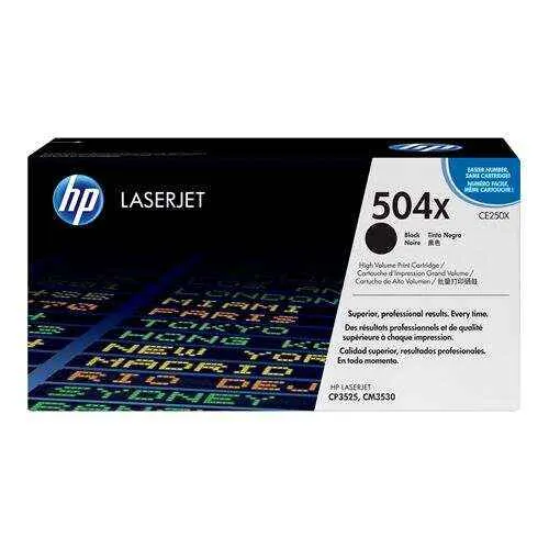 HP CE250X Negro Tóner Original - 504X