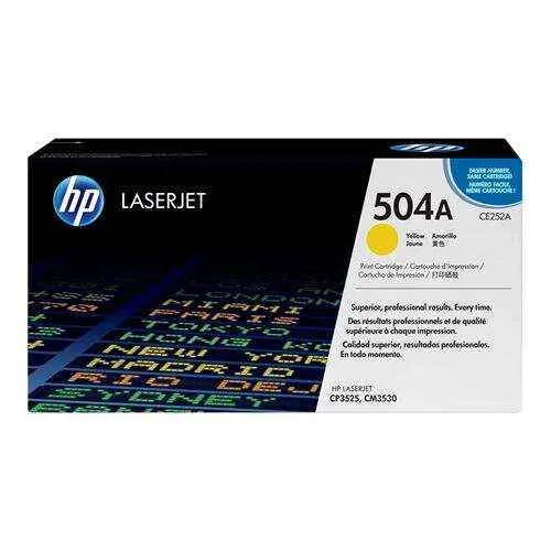 HP CE252A Amarillo Tóner Original - 504A