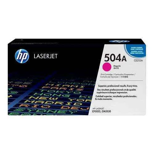 HP CE253A Magenta Tóner Original - 504A