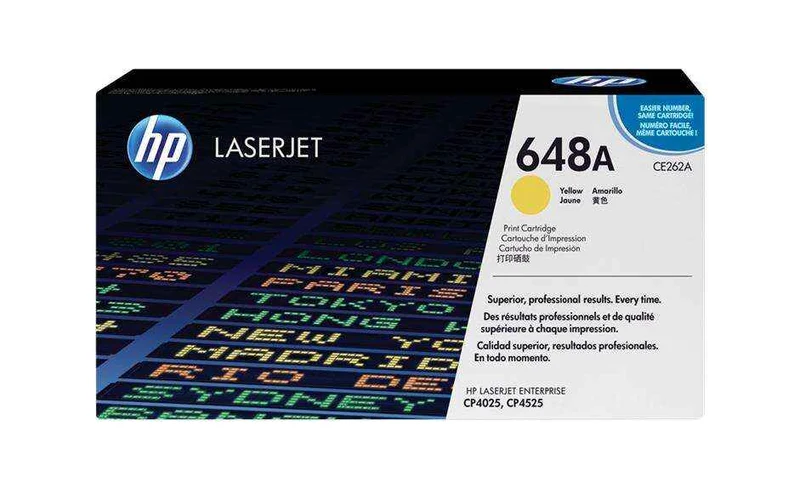 HP CE262A Amarillo Tóner Original - 648A