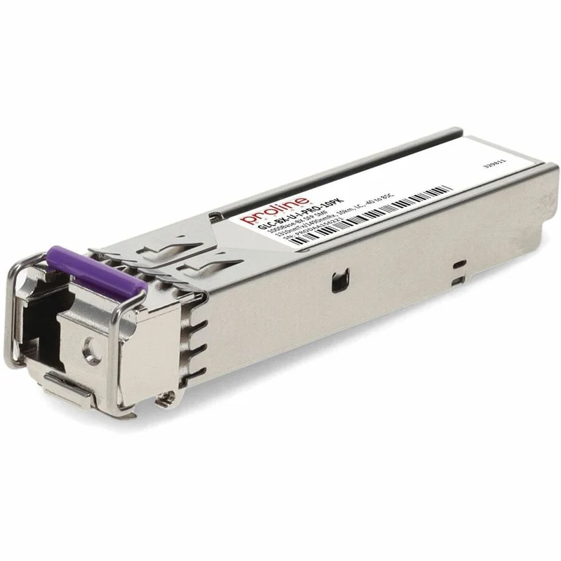 Transceptor de Red Proline 10PK Cisco GLC-BX-U Compatible TAA 1000Base-BX SFP Transceiver (SMF