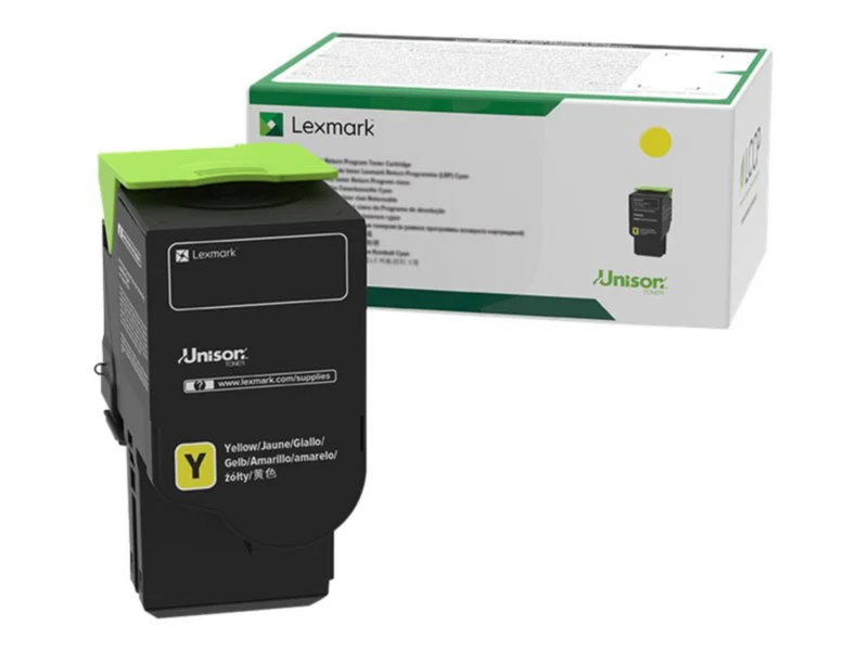 Tóner Lexmark 701XY Amarillo Alto Rendimiento