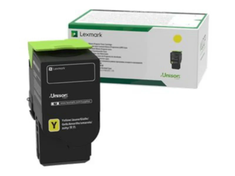 Tóner Lexmark 78C1UY0 Amarillo Alto Rendimiento