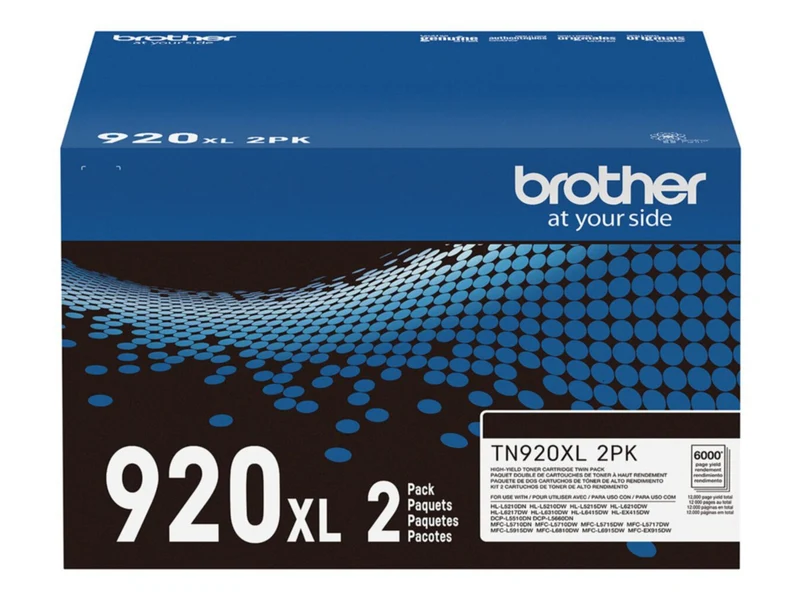 Tóner Brother TN920XL 2PK Negro Alto Rendimiento