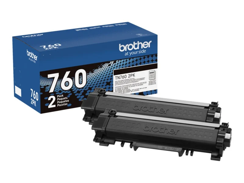 Tóner Brother 760 2PK Negro Alto Rendimiento