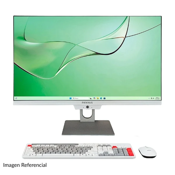 All-in-One Nexxus AIO 2401 - Intel Core i3 12ª Generación - 24" Full HD - 8GB DDR4 - 128GB SSD - Wi-Fi - Bluetooth - Windows 11 - Negro