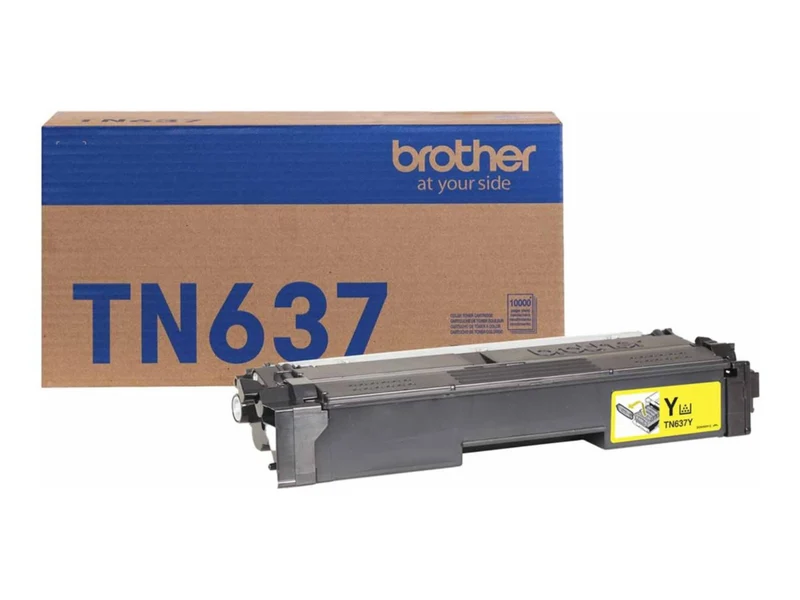Tóner Brother TN637Y Amarillo Alto Rendimiento