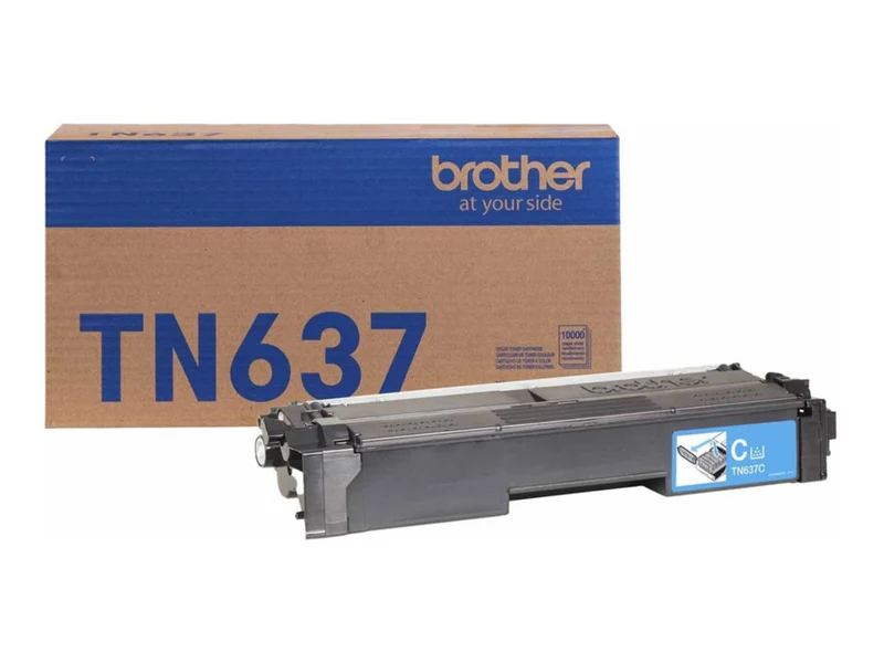 Tóner Brother TN637C Cian Alto Rendimiento